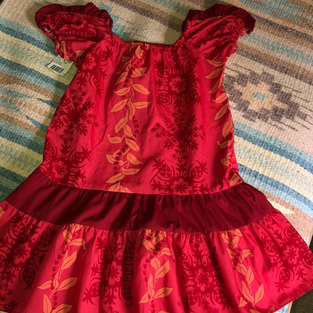 One Papaya Hawaiian Dress